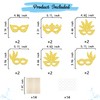 12 Pcs Masquerade Mask Centerpiece Sticks - Masquerade Mask Party