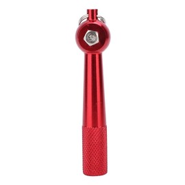 Pinchos de Bloqueo de Rueda de Bicicleta de Carretera de Aleación de Aluminio Antirrobo, Sólidos con Silbato, Ligeros y Portátiles para Bicicleta Plegable de Montaña de Carretera