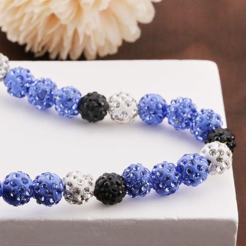 Xeyau Baseball Necklace for Men Baseball Accessories Drip Baseballs Beads