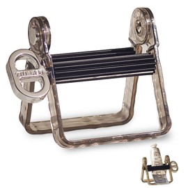 Luxury Paint Tube Squeezer Wringer Tool - Rolling Metal Tube Squeeze Roller for Toothpaste - Metal Toothpaste Tube Squeezer for Artists, Hair Salons, Painters - Daily Living Essential (Black)