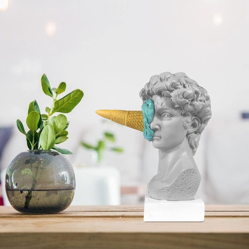 PRATYAHARA Ice Cream Smashing David Statue European Modern Simple David