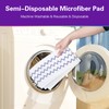 Microfiber Mop Pads Refills Compatible with Swifter WetJet Mop, Semi-Disposable