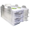 EZSTAX File Organizers - Letter Size, Stackable Trays for Desk