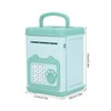 Fingerprint Password Cash Piggy Bank for Kids Auto Scroll Paper