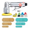 VEVOR 1/2/3 Inch Random Orbital Air Sander, High-Speed 15000RPM Mini