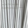 CasaTena Striped Shower Curtain for Bathroom Grey Shower Curtain Linen