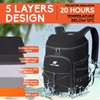 N NEVO RHINO Backpack Cooler, 54 Cans Insulated, Waterproof, Leakproof,