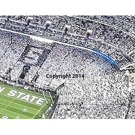 ZYNQUISTA Beaver Stadium Whiteout Poster
