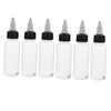 Healvian 1Set Dropping Bottles with Lids Transparent Paint Bottles for