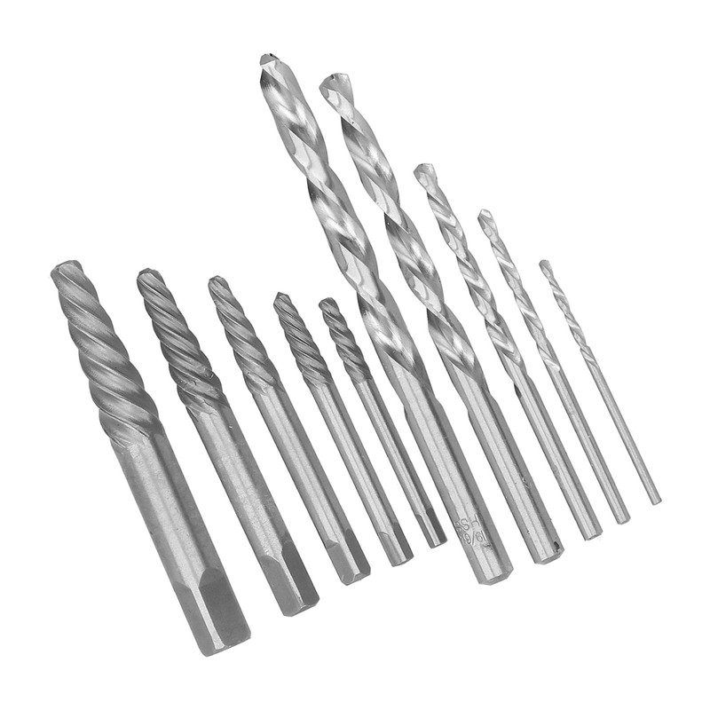 Screw Extractor Drill Bit Set Left Hand Cobalt British System