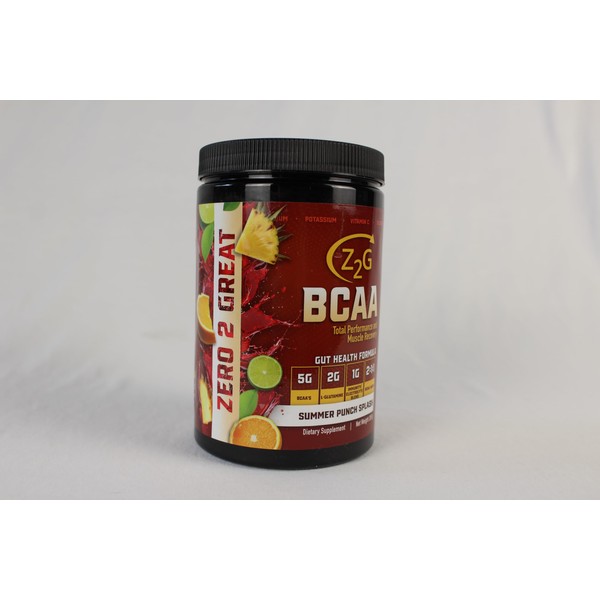 Z2G BCAA Powder – Summer Punch Splash | Gut Health