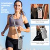 2 Pcs Mesh Water Bottle Holder with Adjustable Shoulder Strap