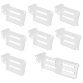 Fridge Space Allocator, Pack of 8 Fridge Side Door Separators Fridge Separator Transparent Fridge Space Allocator, Multifunctional Storage Separator for the Side Door of the Fridge