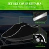 COVERVIN Jet Ski Cover, Heavy Duty Waterproof 210D PWC Cover