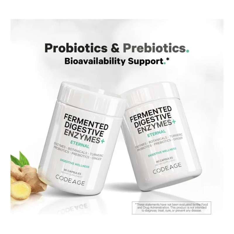 Enzimas Digestivas Veganas Digestión Óptima 90caps Americano Sin Sabor