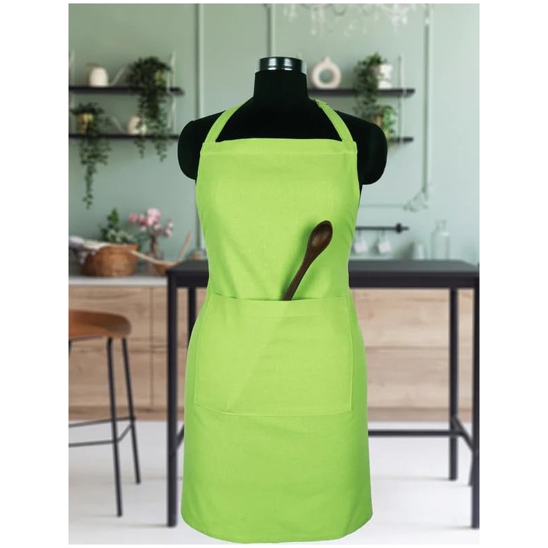 Quality Home Textiles 100% Cotton Kitchen Apron With An Adjustable