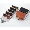 Sunglasses Organizer Case, Foldable Travel Glasses Storage Organizer with Multiple
