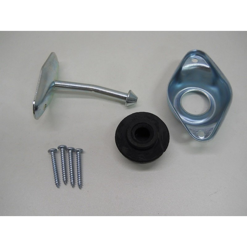 RV Camper Trailer Door Stop Holder Latch/Metal Plunger Kit /