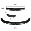 For Ford Explorer XLT ST Platinum Glossy Front Bumper Lip