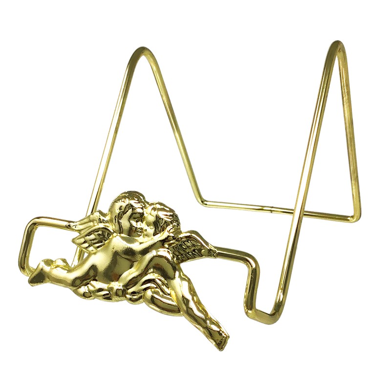 BANBERRY DESIGNS Cherub Decor - Plate Stand - Set of