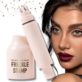 Sello De Pecas Falsas, Pecas De Pecas, Herramienta De Maquillaje Portátil, Bolígrafo de Maquillaje para Pecas Realistas Naturales, Impermeable y Durad