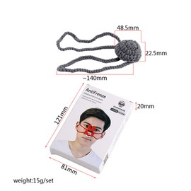 EXCEART Crochet Nose Warmer for Women Men Kids Outdoor Home Sports Ski Chest Pad Gray