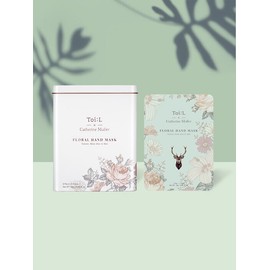 Tuael x Catherine Müller Floral Hand Mask (8 pieces per tin case) / 뚜아엘x까뜨린 뮐러 플로럴 핸드마스크(1틴케이스8매입)
