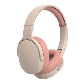 YiYunTE Headphones Wireless Bluetooth Over Ear Headphones Noise Cancelling On Ear Headphones Over Head Wired Headphones with Microphone Jack Foldable Headphone Pink Headset for Gaming Gym PC Laptop