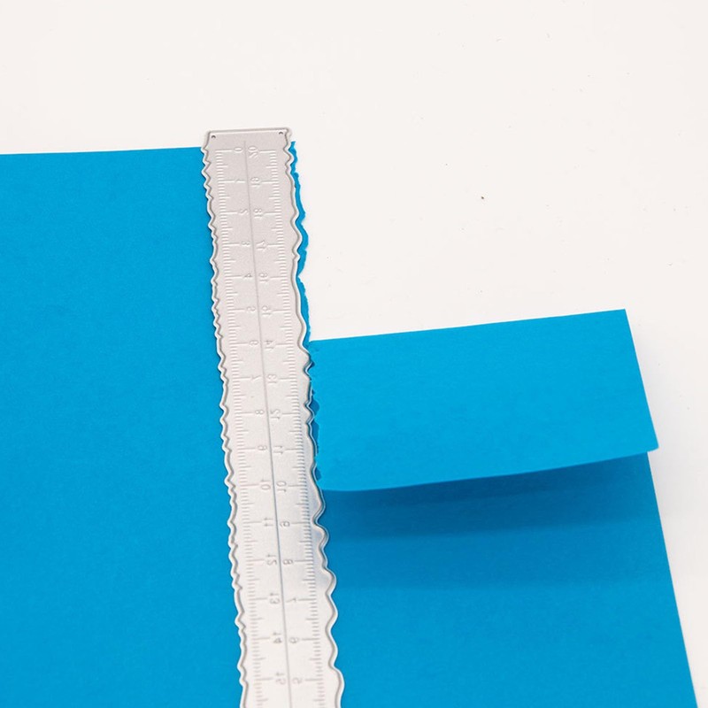 Paper Tearing Ruler,Carbon Steel Multifunctional Paper Tearing Ruler for Cutting