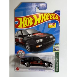 DieCast Hot Wheels '87 Ford Sierra Cosworth, Retro Racers 1/10 [Negro] 33/250
