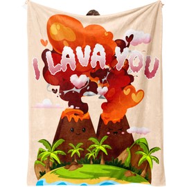SECOGM Ueedklaayy for couple - i lava you pop up gifts for him/her, Birthday Gifts for Boyfriend or Girlfriend, Husband and Wife Gift Ideas, Wedding Gifts - couple gifts blanket 50x60in