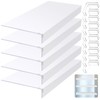 Hoolerry 5 Pcs Wire Shelf Covers Foamed PVC Wire Rack