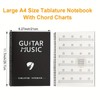 HETOETF Guitar Tablature Notebook, Blank Sheet Music Notebook, 100 Pages