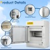 XINYIELE Outdoor Circuit Breaker Box,Power Distribution Box,Circuit Breaker Panels,Sub Panel