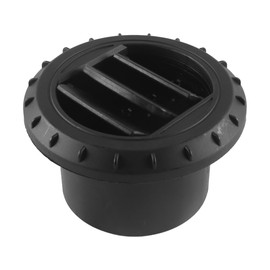 Hoite 75mm Diesel Heater Duct Hose Pipe Air Vent Outlet Rotatable Opening Auxiliary Heater Black Plastic with 360 Degree Rotation