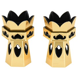 [Buddhist Altar Hasegawa] Flower Offering Honganji Jodo Shinshu Honganji School Nishi Hakusu Honganji Honganji School Hexagon Total Gold Total Transparent 2.5