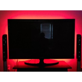 RC Lighthouse TV Back Light- Television LED Light Strips in RGB 60" inches of LEDs with remote