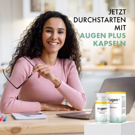 Augen + Kapseln | Qualität für Männer und Frauen | 90 Kapseln im praktischen Maxi Pack 3x