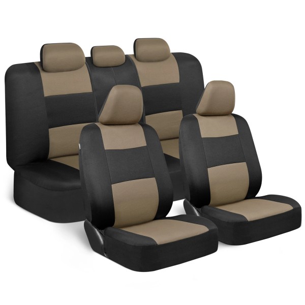 BDK ProPoly Full Set Front Rear Car Seat Covers -