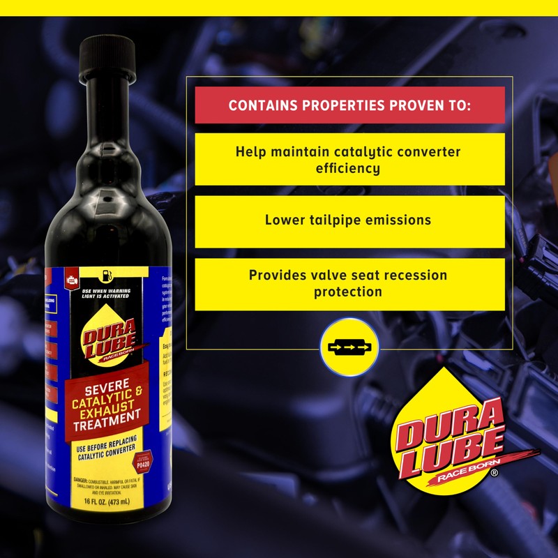 Dura Lube Severe Catalytic and Exhaust Treatment Cleaner Fuel Additive,