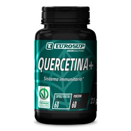 EUROSUP QUERCETINA+ - 60 compresse da 200 mg di quercetina - Supporta le naturali difese immunitarie dell’organismo - Azione antiossidante – Vegan