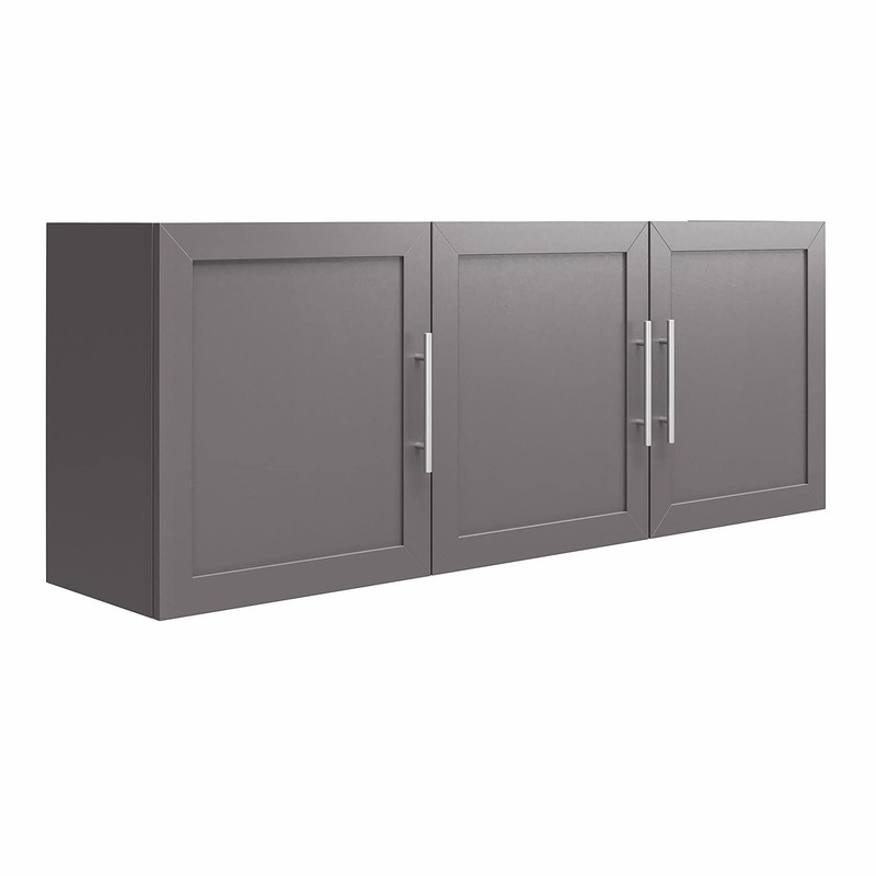 SystemBuild Evolution Camberly Framed Wall Cabinet, 54", Graphite Gray