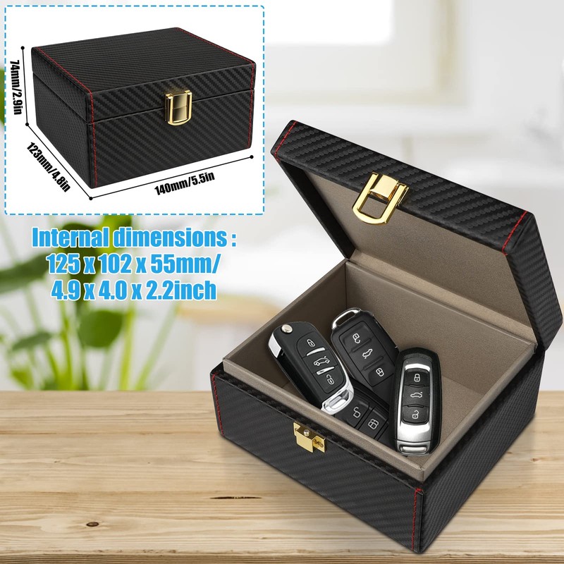 Car Key Signal Blocker Box, [5-7 Car Keys] Diyife 12.5
