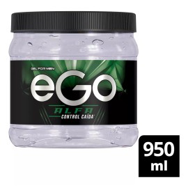 EGO Gel para Peinar Control Caída Alfa fijador para cabello de efecto duradero con complejo vitamínico para prevenir la caída del cabello 950 ml