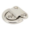 Stainless Steel Marine Folding Pad Eye Cleat Heavy Duty D