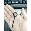 WOODGUILIN 1/8” Standard Hex Dogging Key with Full Loop, Key-Ring