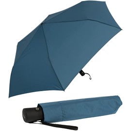 Doppler Zero Magic Mini Women's Pocket Umbrella with Automatic Open/Close and UV Protection, Uni Ultra Blue, Compact, modern, monochrome