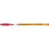 Bic Crystal Ballpoint Pen, Fine Point Orange Pack of 6