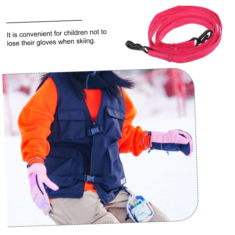 Abaodam Ski Glove Strap for Nonslip Glove Rope Holder with