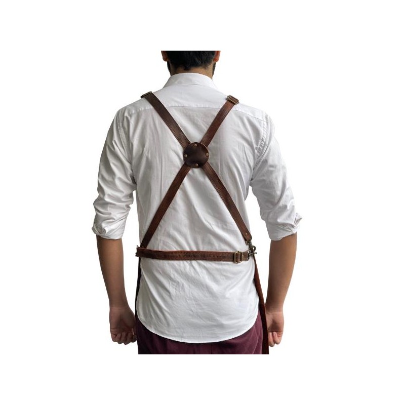Leather Apron With 12 Tools Pockets Heat And Flame Resistant